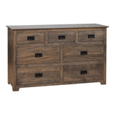 7 - Drawer Yancy Cobler Dresser Wormy Maple